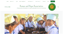 Desktop Screenshot of humanandhopeassociation.org